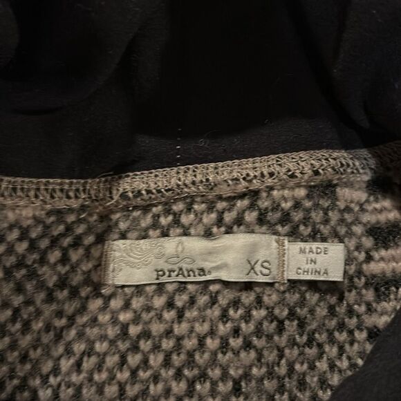 Prana light pink and black  Breckenridge wool pullover sweater size xs‎ - Picture 3 of 5